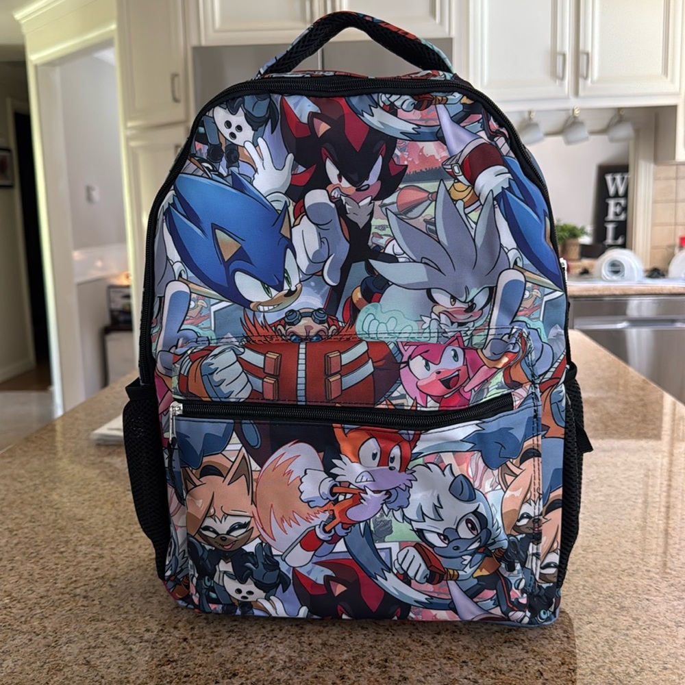 NWOT! Sonic the Hedgehog Backpack